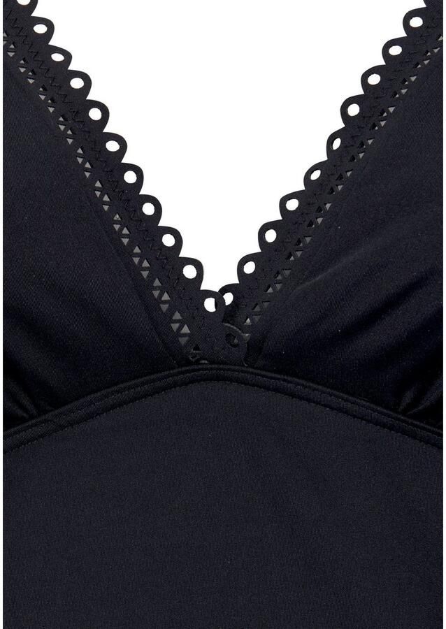 S.Oliver RED LABEL Beachwear Tankinitop met beugels Aiko met gehaakte look