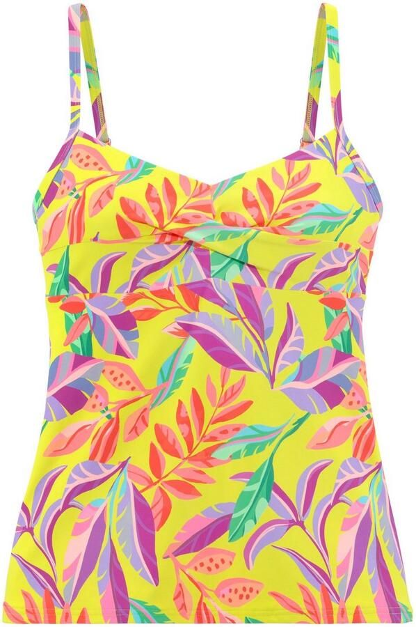 S.Oliver RED LABEL Beachwear Tankinitop met beugels Mallorca in wikkel-look - Foto 3