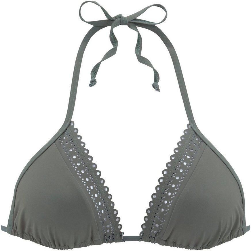 S.Oliver RED LABEL Beachwear Triangel-bikinitop Aiko met gehaakte look