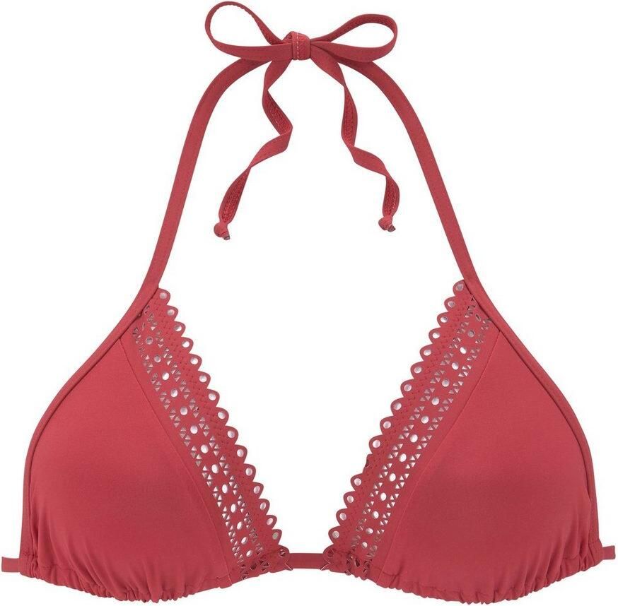 S.Oliver RED LABEL Beachwear Triangel-bikinitop Aiko met gehaakte look
