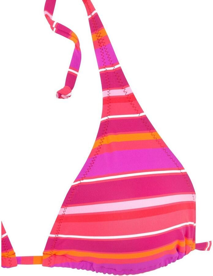 S.Oliver RED LABEL Beachwear Triangel-bikinitop Fun in een trendy streepdessin - Foto 2