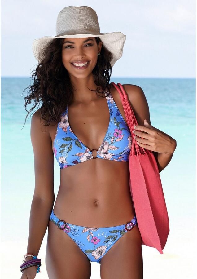 S.Oliver RED LABEL Beachwear Triangel-bikinitop Maya met ring van hoorn-look - Foto 4