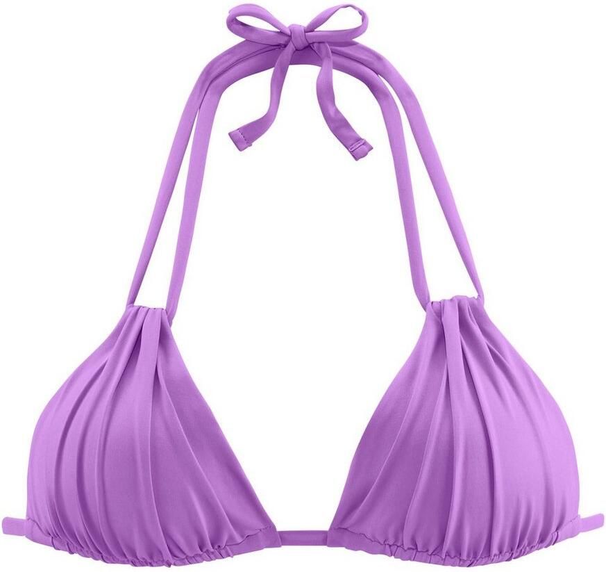 S.Oliver RED LABEL Beachwear Triangel-bikinitop Spain met plooi en dubbele bandjes