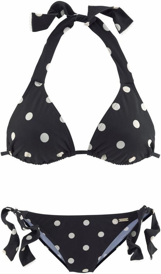 S.Oliver RED LABEL Beachwear Triangelbikini met gehaakt randje - Foto 4