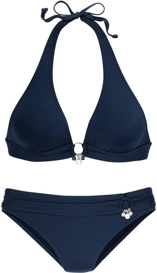 S.Oliver RED LABEL Beachwear Triangelbikini TONIA met uitneembare cups om de nek te binden sluiting op de rug - Foto 4
