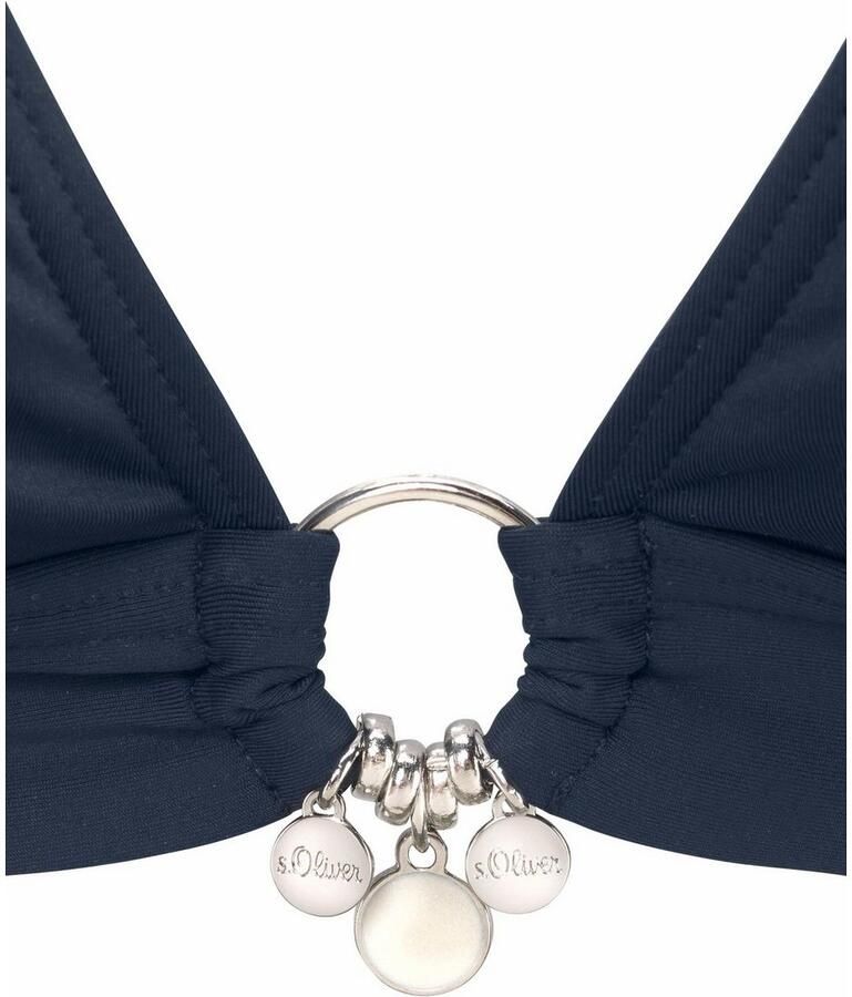 S.Oliver RED LABEL Beachwear Triangelbikini TONIA met uitneembare cups om de nek te binden sluiting op de rug