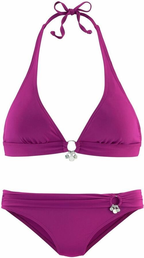 S.Oliver RED LABEL Beachwear Triangelbikini TONIA met uitneembare cups om de nek te binden sluiting op de rug - Foto 3