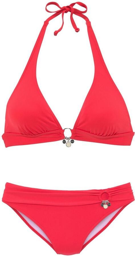 S.Oliver RED LABEL Beachwear Triangelbikini TONIA met uitneembare cups om de nek te binden sluiting op de rug - Foto 4