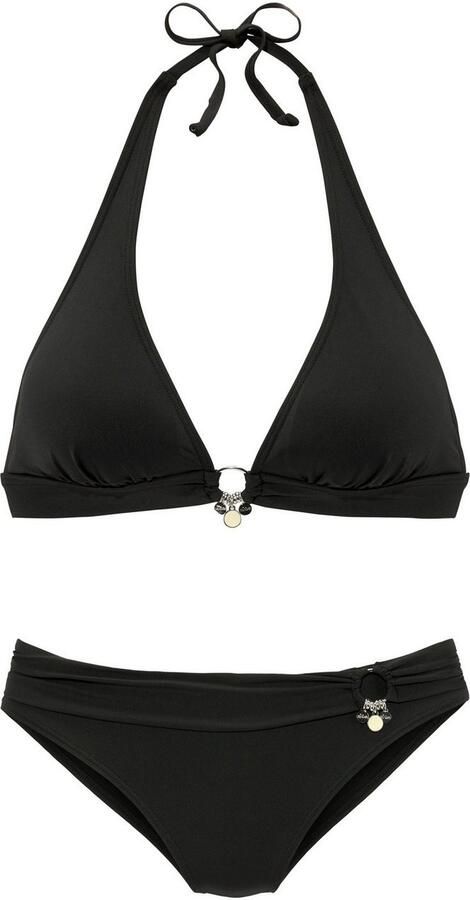 S.Oliver RED LABEL Beachwear Triangelbikini TONIA met uitneembare cups om de nek te binden sluiting op de rug - Foto 3