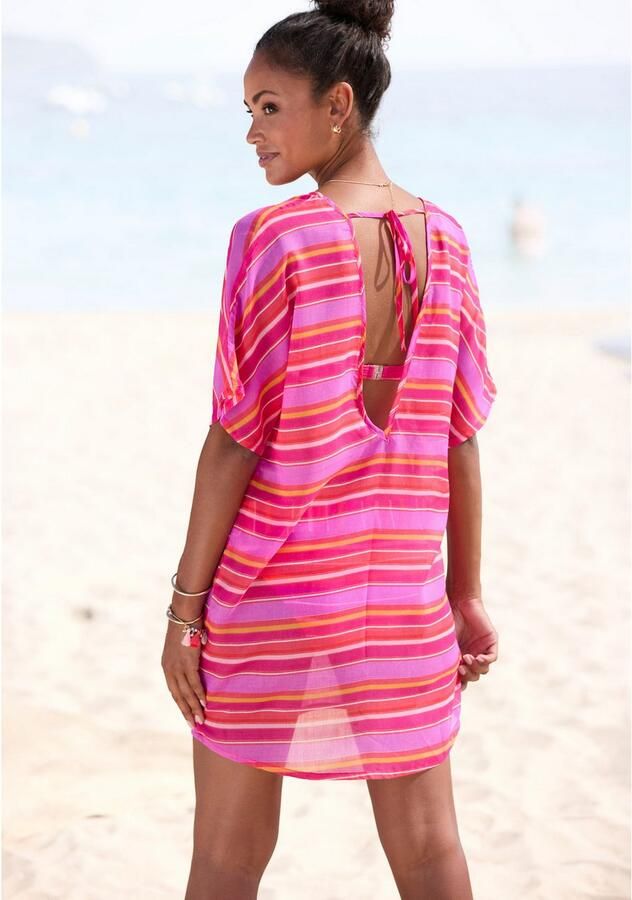S.Oliver RED LABEL Beachwear Tuniek met gestreept patroon - Foto 4