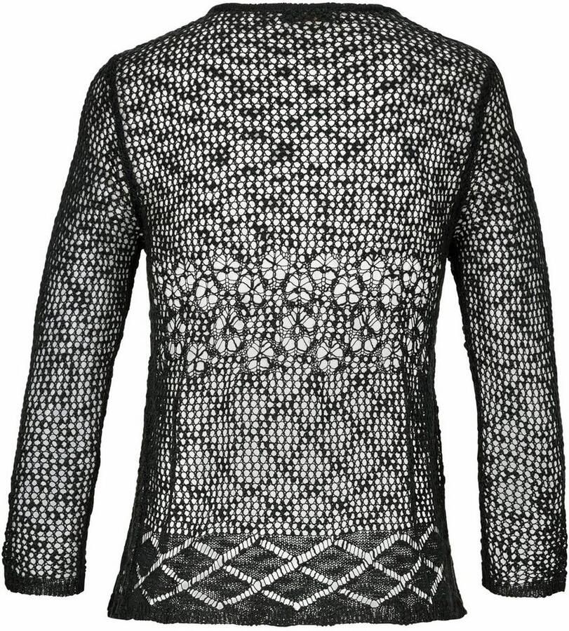 S.Oliver RED LABEL Beachwear Vest in luchtige haak-look zomerse cardigan losse pasvorm