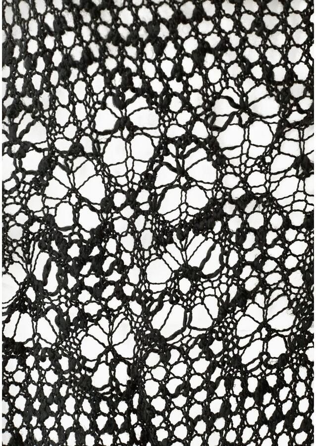 S.Oliver RED LABEL Beachwear Vest in luchtige haak-look zomerse cardigan losse pasvorm - Foto 4