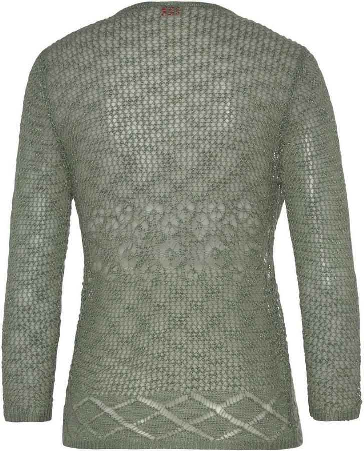 S.Oliver RED LABEL Beachwear Vest in luchtige haak-look zomerse cardigan losse pasvorm