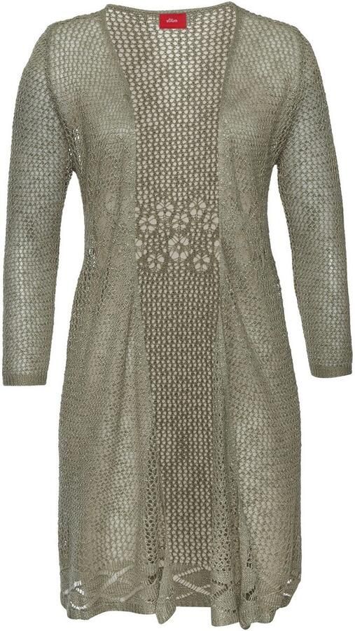 S.Oliver RED LABEL Beachwear Vest met ajourpatroon haaklook strandmode - Foto 4