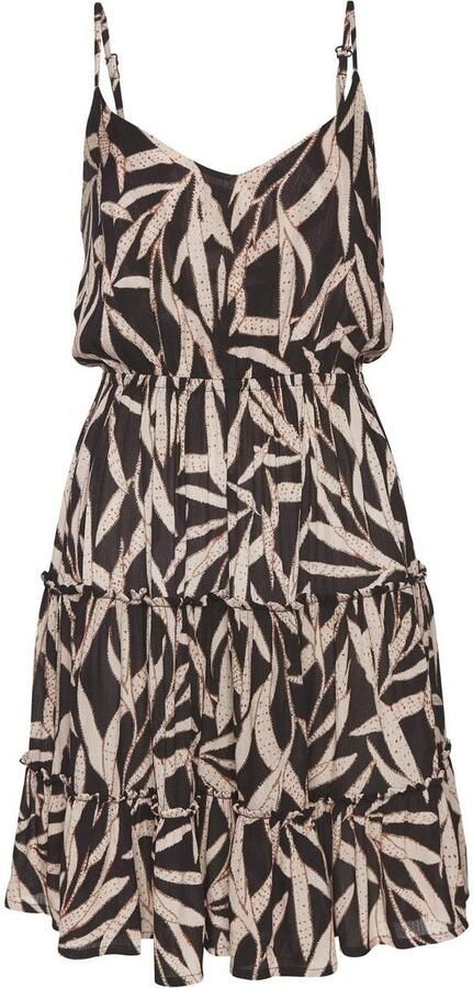 S.Oliver RED LABEL Beachwear Zomerjurk met alloverprint luchtige strandjurk met volant - Foto 5