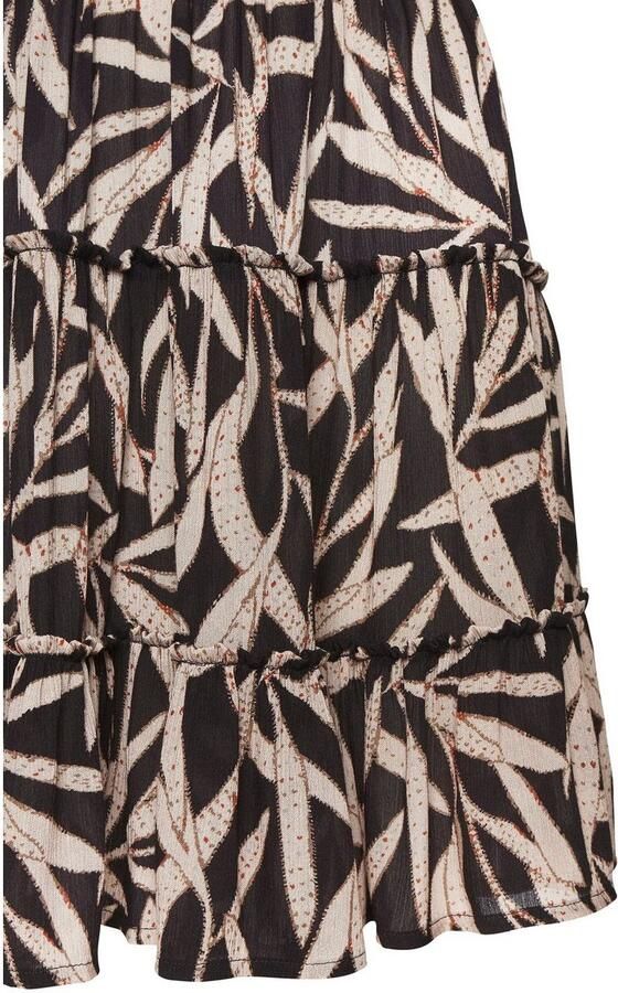 S.Oliver RED LABEL Beachwear Zomerjurk met alloverprint luchtige strandjurk met volant - Foto 4