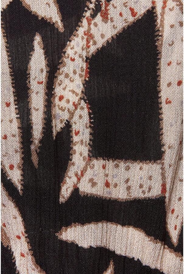 S.Oliver RED LABEL Beachwear Zomerjurk met alloverprint luchtige strandjurk met volant - Foto 3