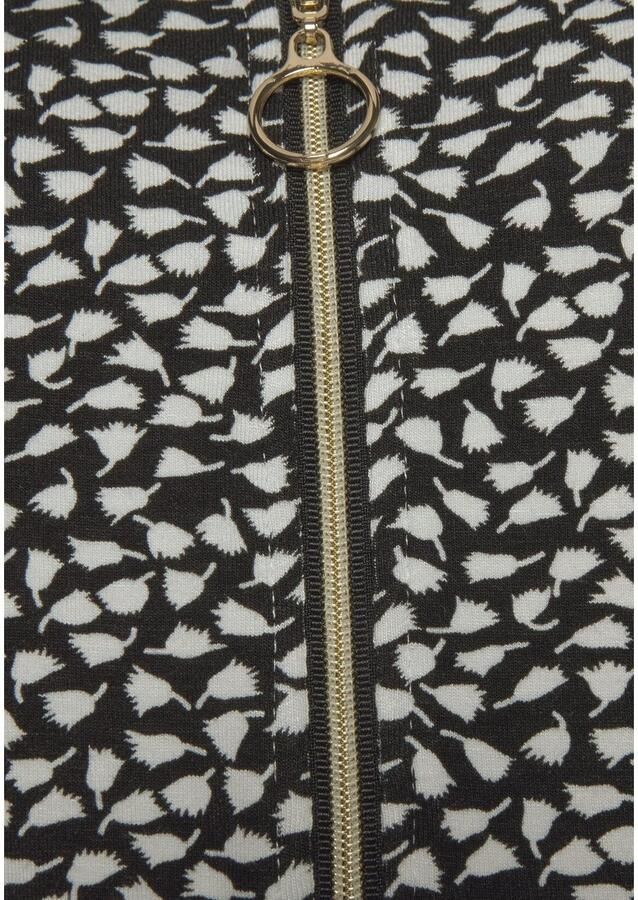 S.Oliver RED LABEL Beachwear Zomerjurk met rits en 3 4 mouwen jersey jurk met zakken - Foto 2