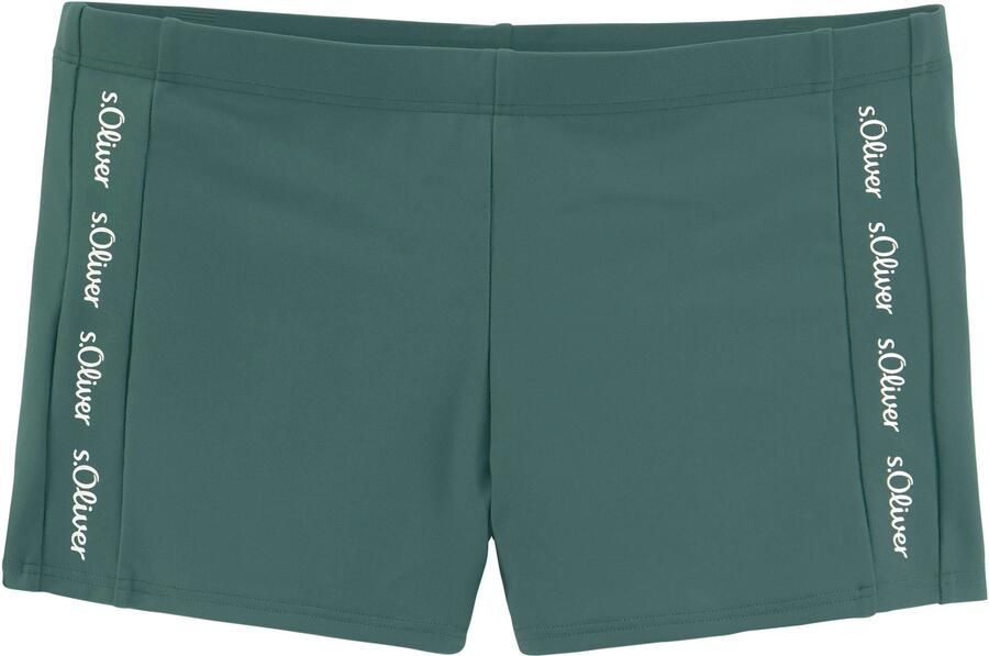 S.Oliver RED LABEL Beachwear Zwemboxer met merkopschriften - Foto 3