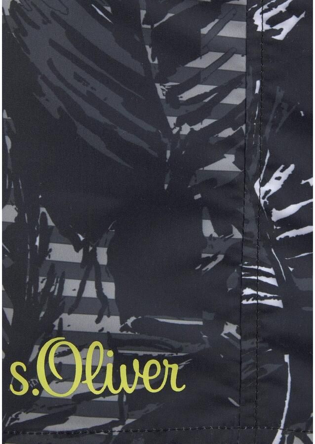 S.Oliver RED LABEL Beachwear Zwemshort Blade met trendy pal print - Foto 3