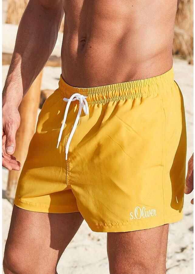 S.Oliver RED LABEL Beachwear Zwemshort met comple tair kleurdesign - Foto 2