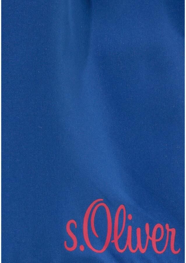 S.Oliver RED LABEL Beachwear Zwemshort met comple tair kleurdesign