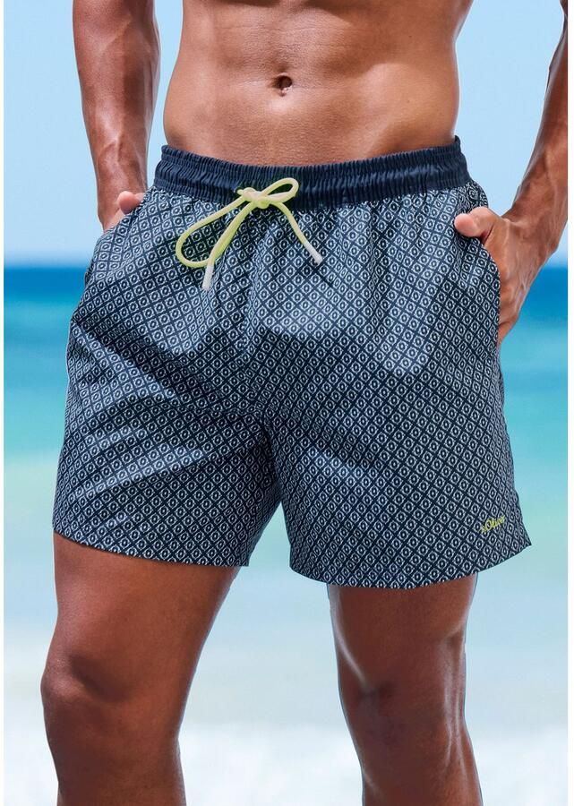 S.Oliver RED LABEL Beachwear Zwemshort met contrastkleur - Foto 3