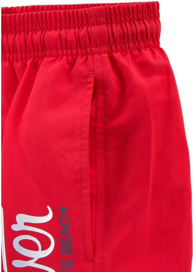 S.Oliver RED LABEL Beachwear Zwemshort met logoprint en contrastkleurige details - Foto 2