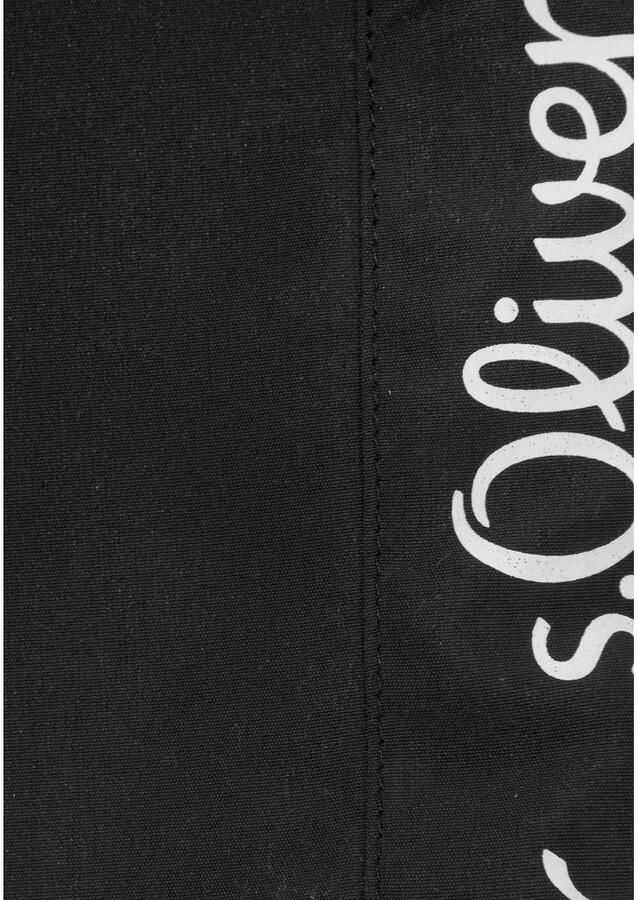 S.Oliver RED LABEL Beachwear Zwemshort met merkopschriften - Foto 2