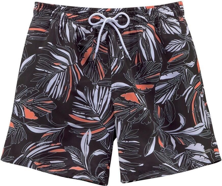 S.Oliver RED LABEL Beachwear Zwemshort met modieuze all-over print
