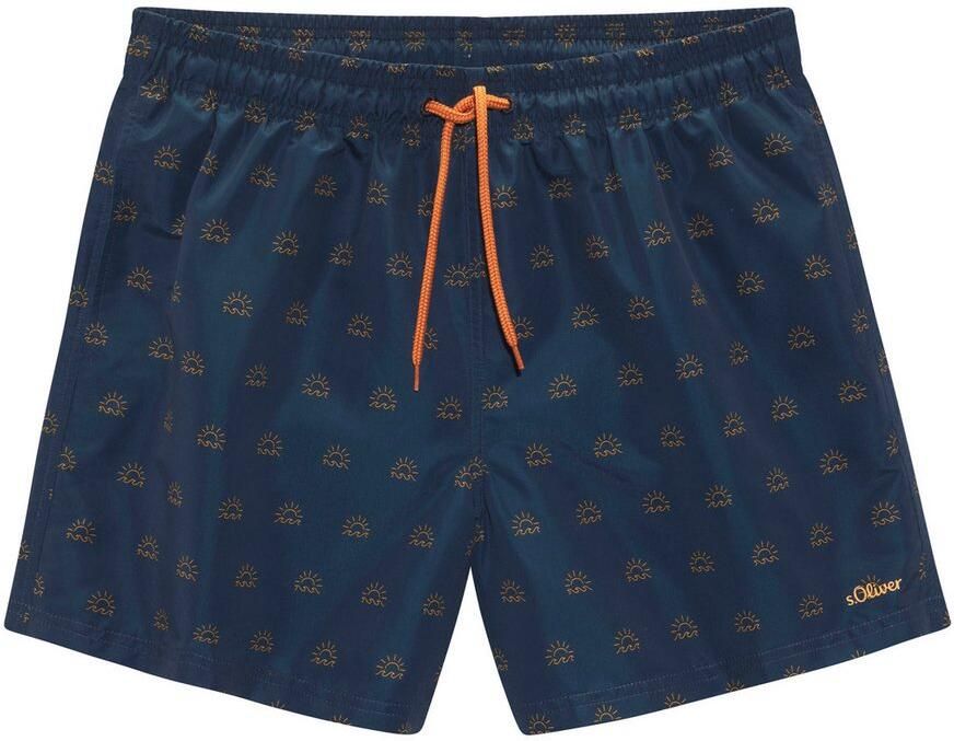 S.Oliver RED LABEL Beachwear Zwemshort met modieuze all-over print - Foto 2