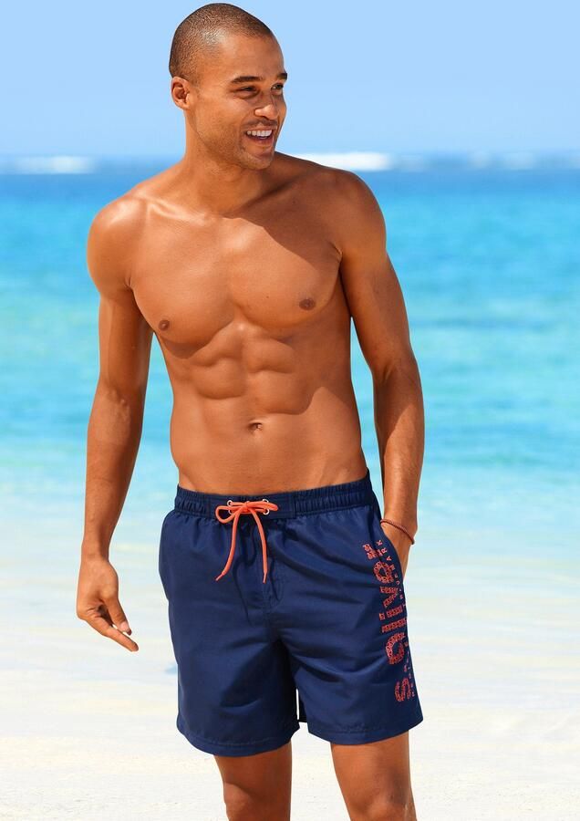 S.Oliver RED LABEL Beachwear Zwemshort met trendy logoprint - Foto 4