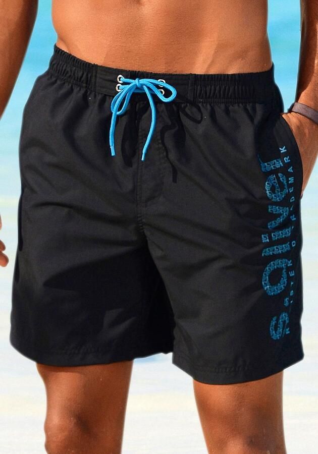 S.Oliver RED LABEL Beachwear Zwemshort met trendy logoprint - Foto 3