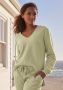 S.Oliver RED LABEL Beachwear Sweatshirt Shirt met lange mouwen en V-hals - Thumbnail 1