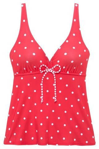S.Oliver RED LABEL Beachwear Tankinitop met beugels AUDREY in mix van stippen en strepen