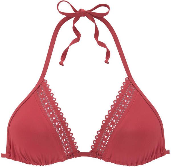 S.Oliver RED LABEL Beachwear Triangel-bikinitop Aiko met gehaakte look