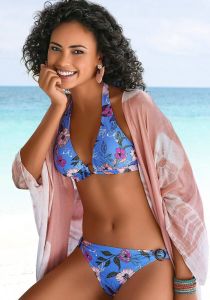 S.Oliver RED LABEL Beachwear Triangel-bikinitop Maya met ring van hoorn-look