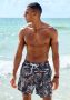 S.Oliver RED LABEL Beachwear Zwemshort met modieuze all-over print - Thumbnail 1