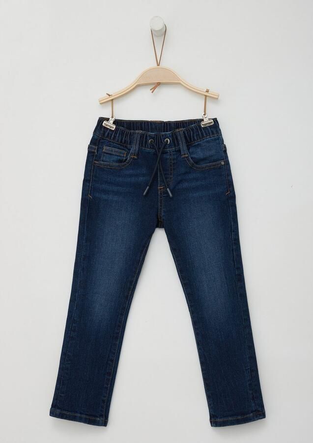 S.Oliver RED LABEL Junior 5-pocket jeans met elastische band en rijgkoord