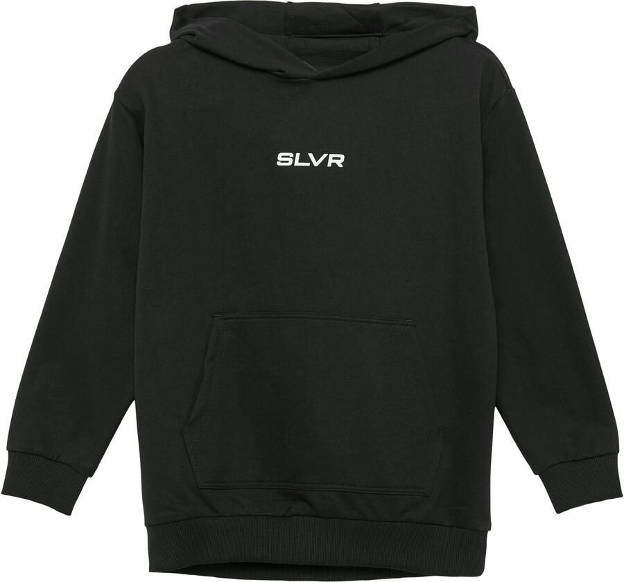 S.Oliver RED LABEL Comfort fit hoodie met kangoeroezak en logoprint - Foto 4