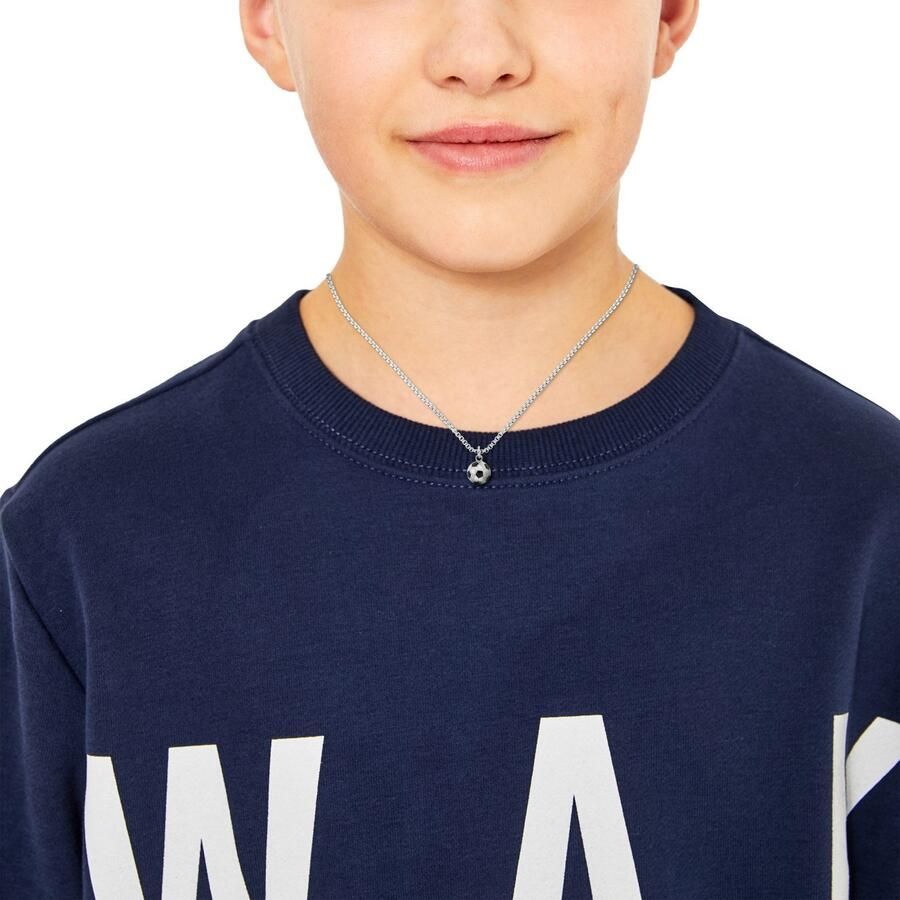 S.Oliver RED LABEL Junior Ketting met hanger Voetbal met emaille