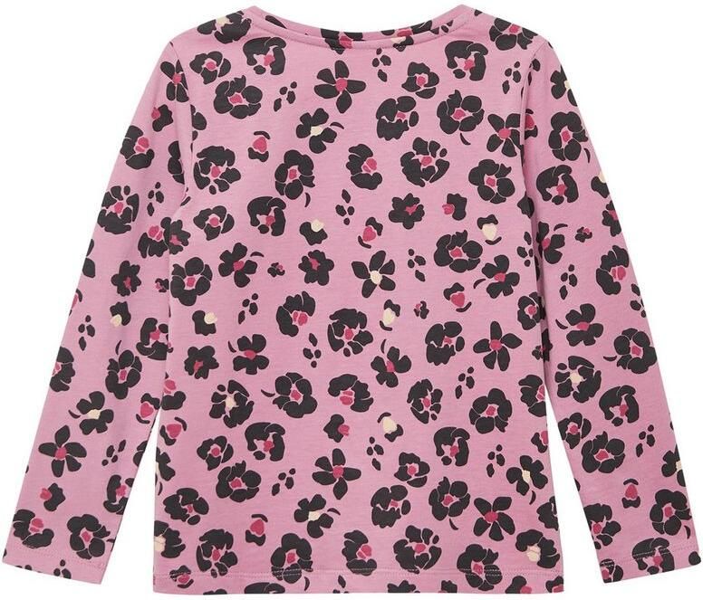 S.Oliver RED LABEL Junior Shirt met lange mouwen met all-over-print en omkeerbare pailletten voor meisjes