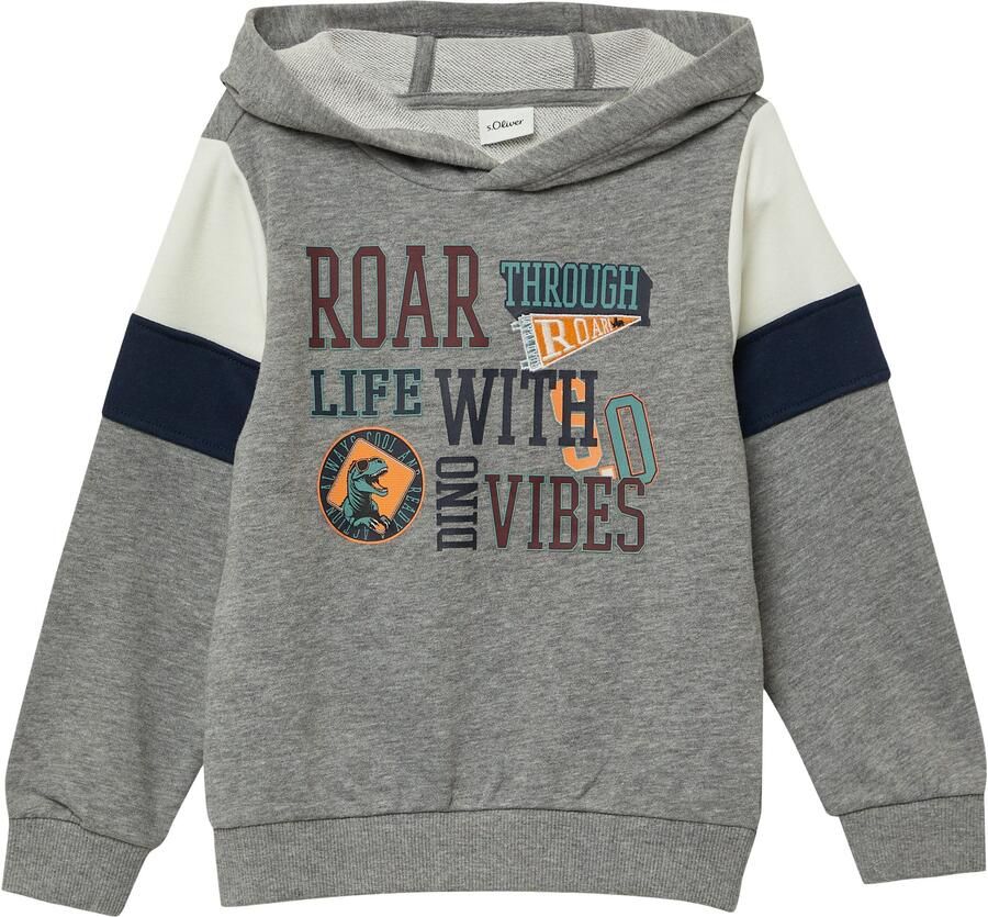 S.Oliver RED LABEL Regular fit sweatshirt van katoenmix - Foto 4