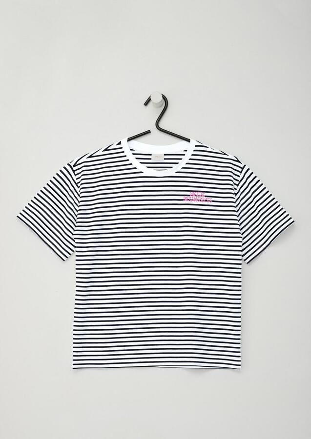 S.Oliver RED LABEL Boxy fit T-shirt in interlockjersey met printdetail