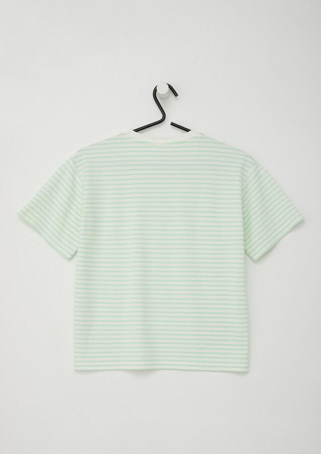 S.Oliver RED LABEL Boxy fit T-shirt in interlockjersey met printdetail - Foto 2