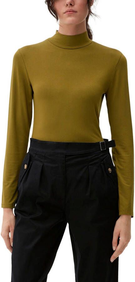 S.Oliver RED LABEL Shirt met lange mouwen en opstaande kraag