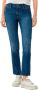 S.Oliver Slim fit jeans met gerafelde voetzoom - Thumbnail 2