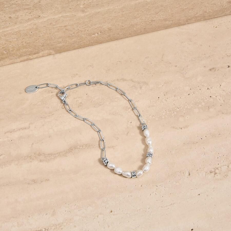 S.Oliver Armband 2039728 met zoetwater-cultivéparel