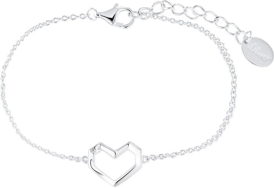 S.Oliver Armband Hart 2036862 met zirkoon (synthetisch) - Foto 3