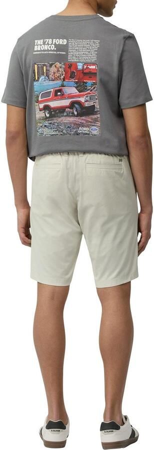 S.Oliver RED LABEL Regular fit korte chino van katoenmix - Foto 2